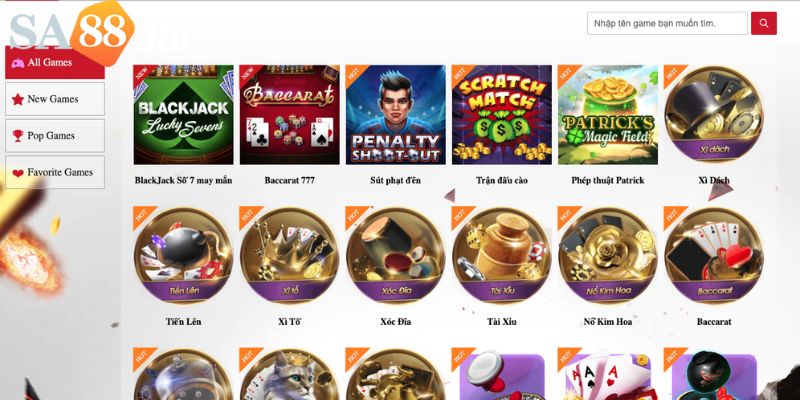 Ưu điểm vượt trội của top game sa88 dành cho bet thủ