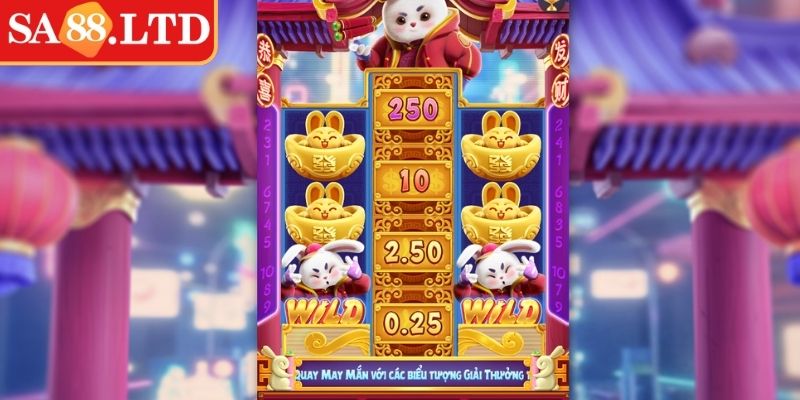 Cơ chế quay thưởng và nhận Jackpot trong Thỏ May Mắn SA88